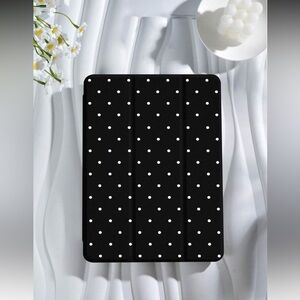 Black Polka Dot IPad Case